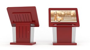 Electronic Kiosk 3D model