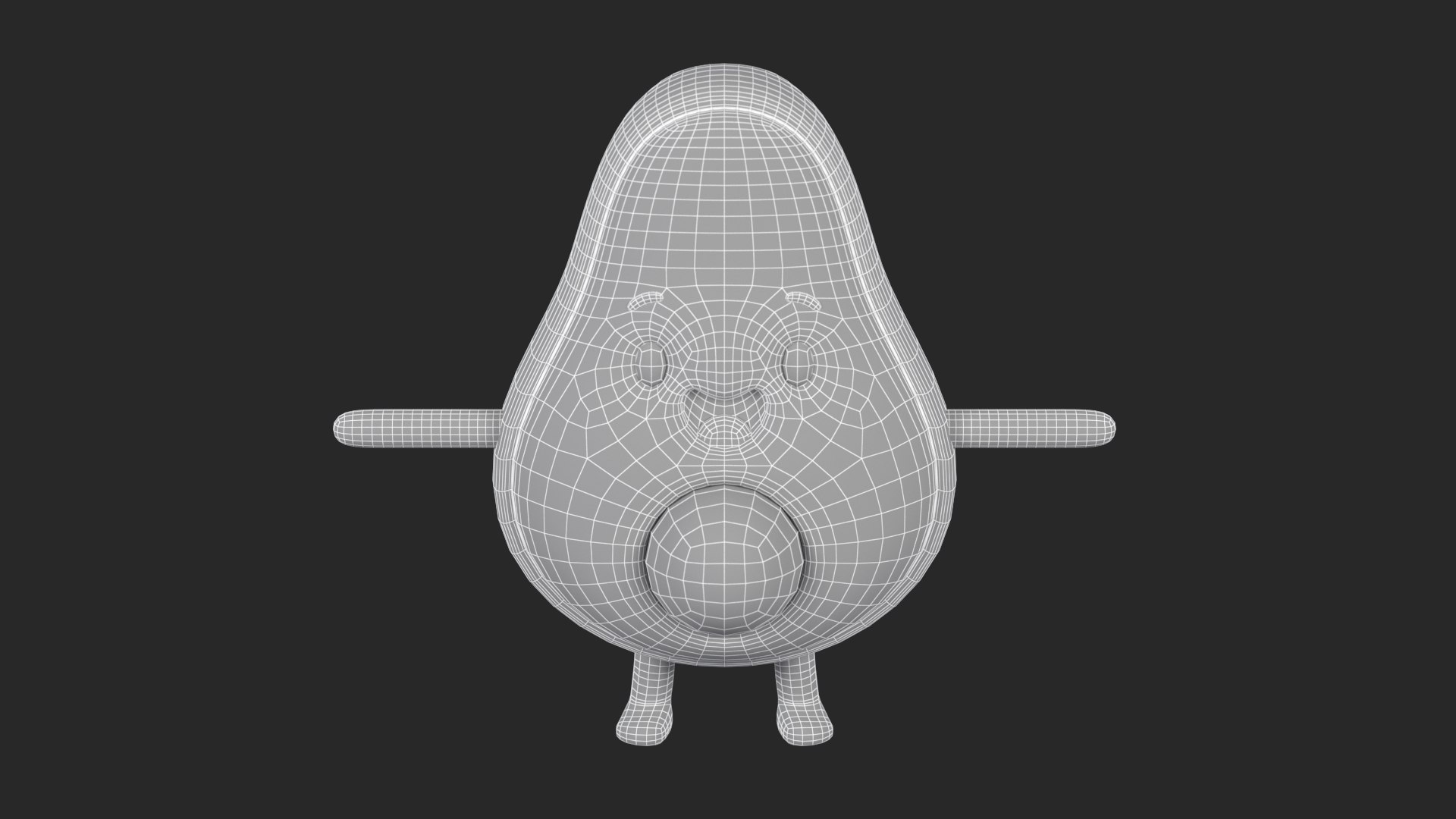 3D model Avocado Cartoon 3D Character https://p.turbosquid.com/ts-thumb/3A/fVaHLc/NA/avocado_character_image5wire/jpg/1778182407/1920x1080/fit_q87/97b726f806e8df3bfb65add0d99a12854b7ac4ef/avocado_character_image5wire.jpg