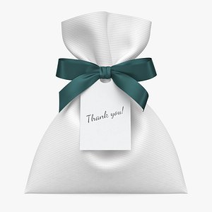 3D Gift Bag 1v PBR