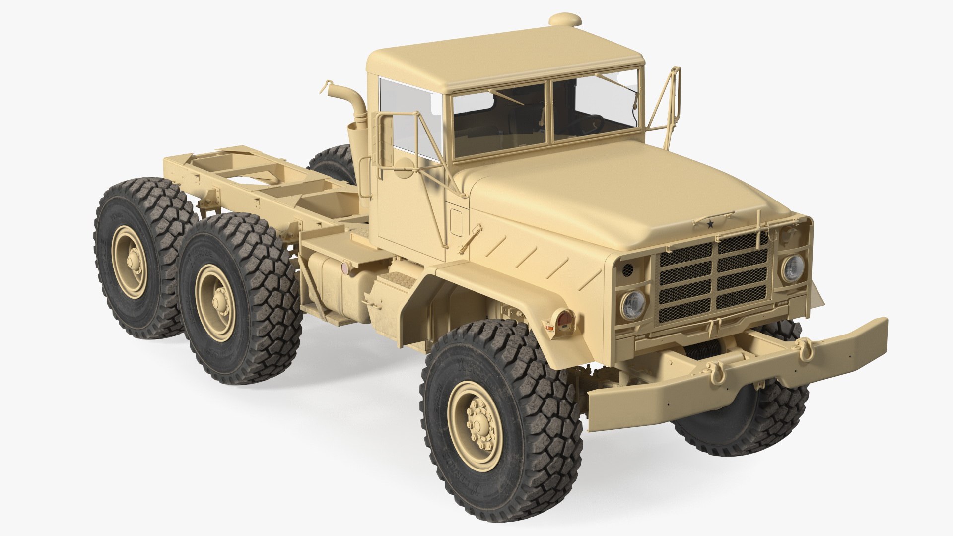 M939 Military Truck Light 3D model preview