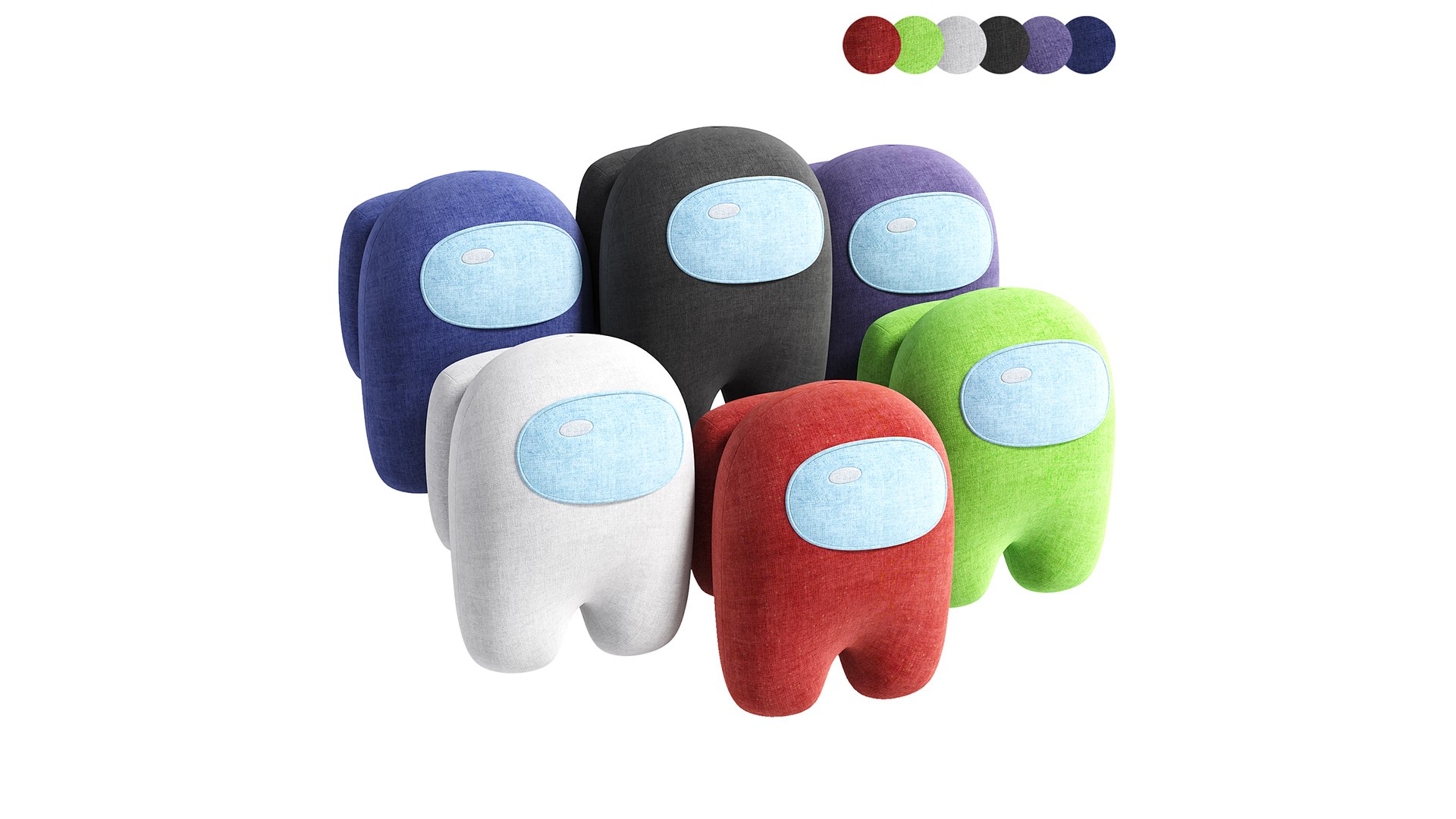 Among Us Plush 3D Model - TurboSquid 2188893