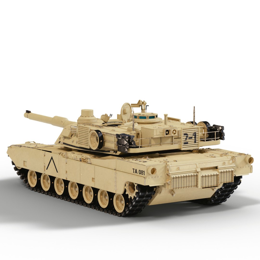 Army M1a2 Abrams Tank Turret Model - TurboSquid 1469873