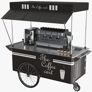 3D coffee cart