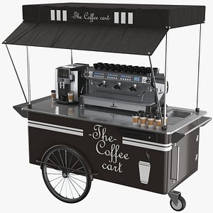 Coffee Cart With Coffee Makers