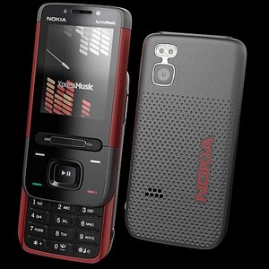 photorealistic nokia 5610 xpressmusic 3d model