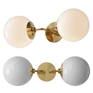 3D Minimalist Globe Sconce