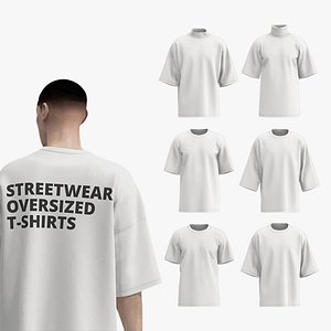 OVERSIZED T SHIRTS PACK zprj obj fbx highpoly