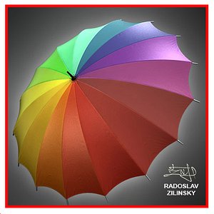 umbrella rain obj