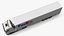Electric Truck with FedEx Freight Trailer Rigged 3D