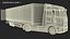 Electric Truck with FedEx Freight Trailer Rigged 3D