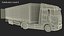 Electric Truck with FedEx Freight Trailer Rigged 3D