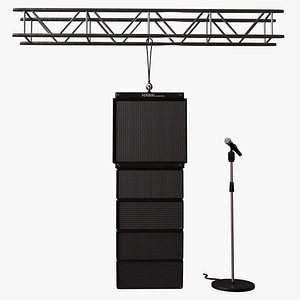 3D MICROPHONE BUNDLE model