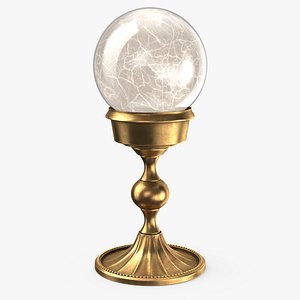 Magic Ball Gold Stand PBR
