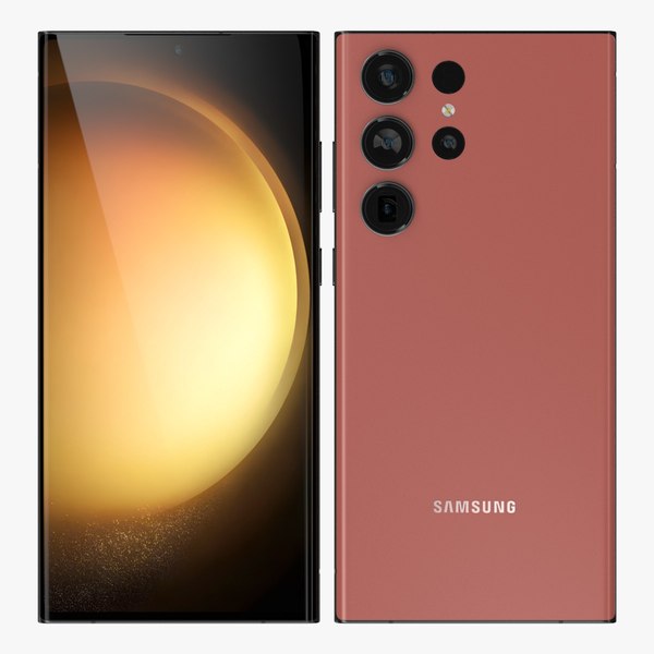 modelo 3d Samsung Galaxy S23 Ultra Red - TurboSquid 2025017