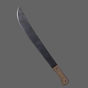 PBR Machete V2a 3D