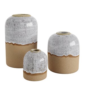 3D Bud Vases model