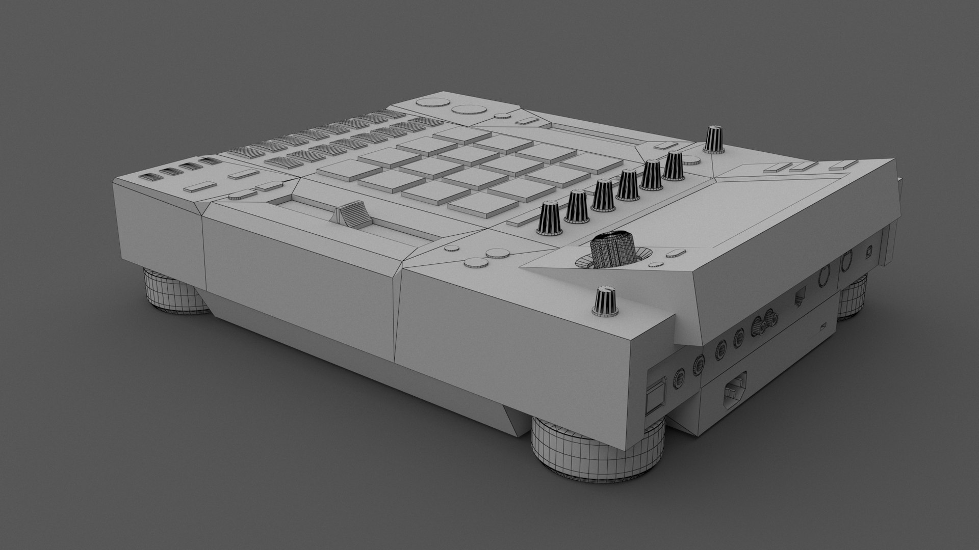 Pioneer Djs-1000 DJ Sampler 3D Model - TurboSquid 2034532