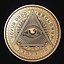 Illuminati Coin 3D print model
