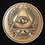 Illuminati Coin 3D print model