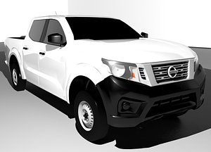 nissan np300 2016 double 3d model