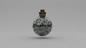 poison bottle 3D model