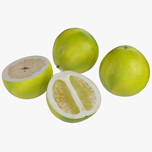 3D Pomelo Fruit model