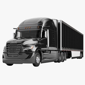 Freightliner Cascadia 2025 Truck Trailer 04 3D model