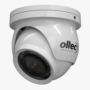 realistic cctv camera oltec 3D model