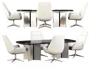 Oliva Furniture Office Set V2 3D model