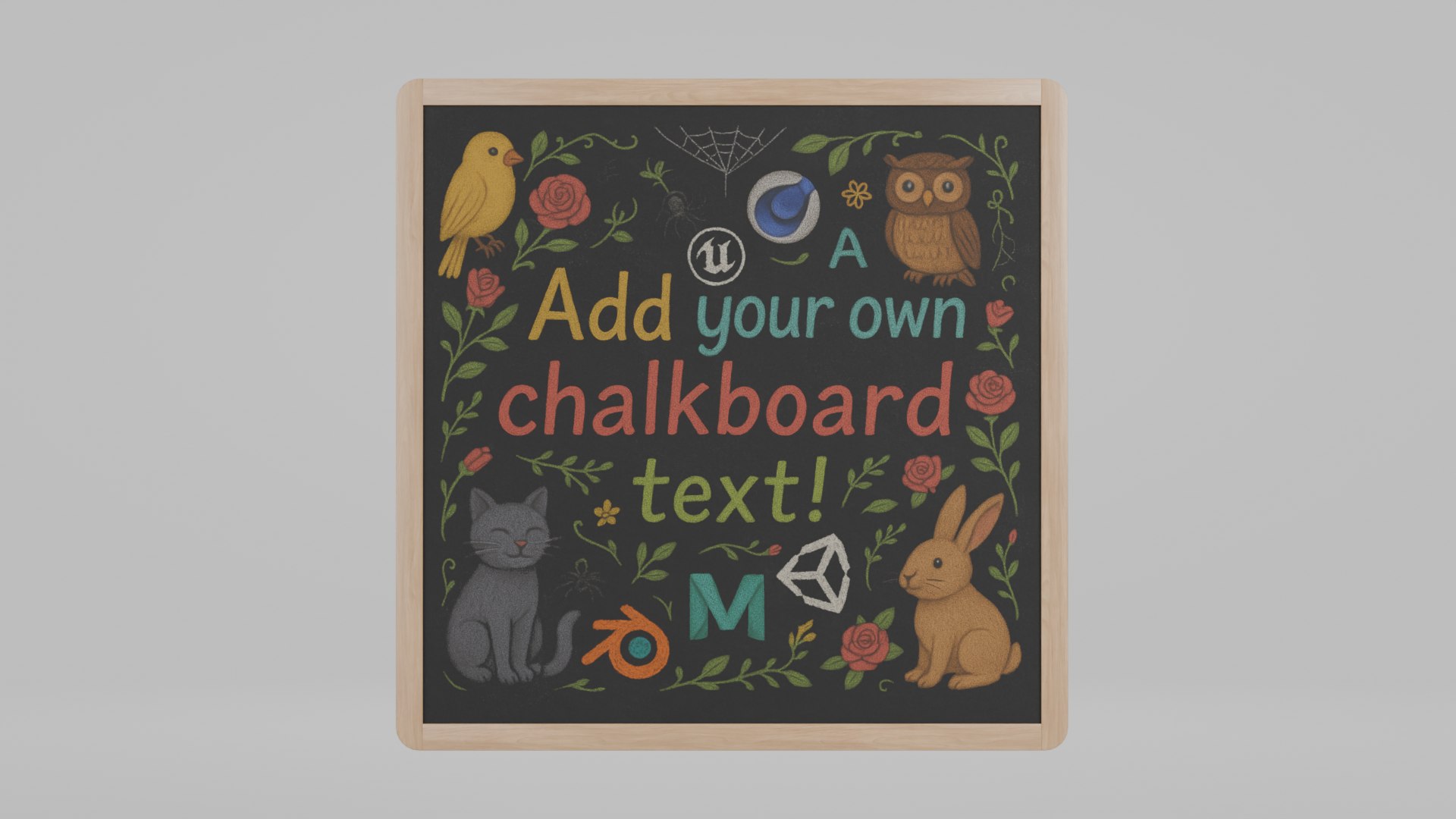 Minimalist Contemporary Signage - Customizable Chalkboards 3D model https://p.turbosquid.com/ts-thumb/3B/hgymCS/p2/th_1/png/1785621379/1920x1080/fit_q87/1b84823e3837fe3023836660276085e61355b581/th_1.jpg