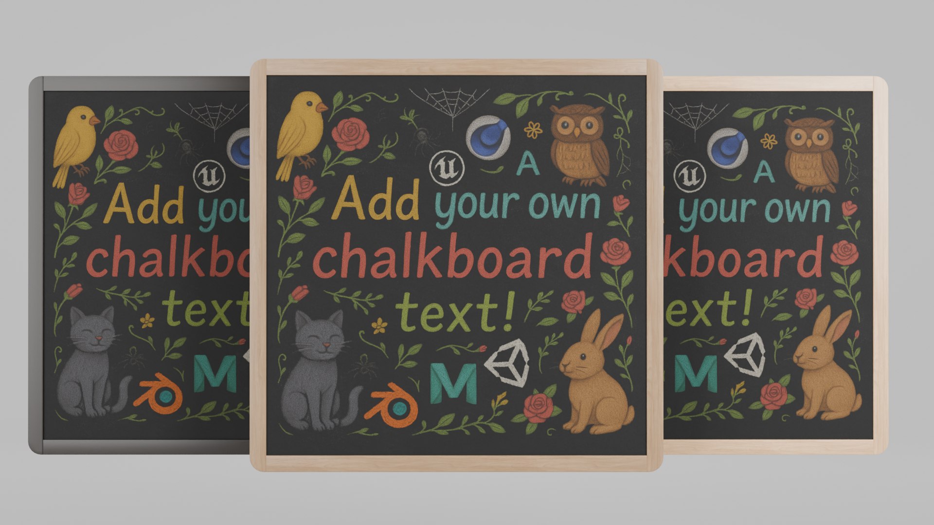 3D Customizable Wall-Mounted Blackboard - Square Round Edge Writing Board model https://p.turbosquid.com/ts-thumb/3B/hgymCS/zD/th_12/png/1746979617/1920x1080/fit_q87/7e4b6cbd950a0df74cf723e140caaae4bc2dcbdd/th_12.jpg