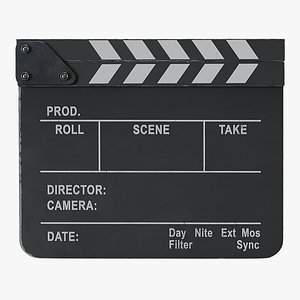 Used Movie Clapboard