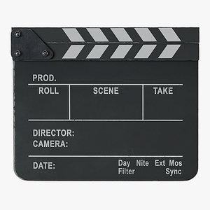 Used Movie Clapboard