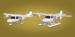 Generic Light Aircraft - Sea Airplane - Plane