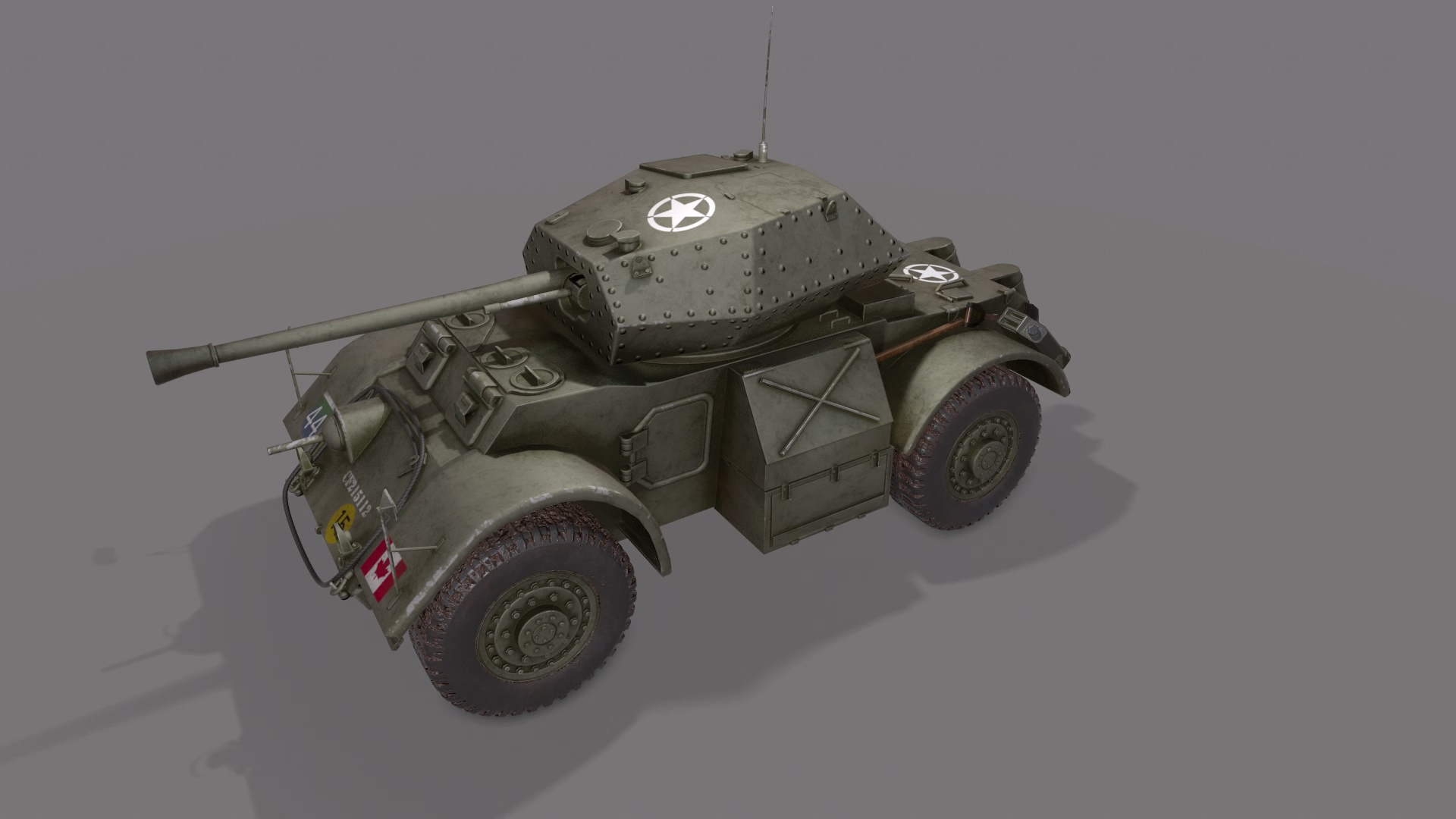 3D T17e1 Armoured Car Model - TurboSquid 1685151