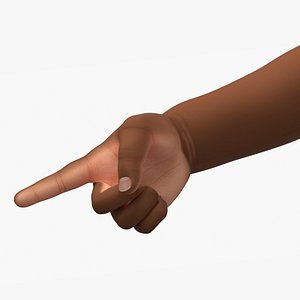 African Baby Hand with Pointing Finger