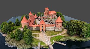 Trakai Island Castle 3D model