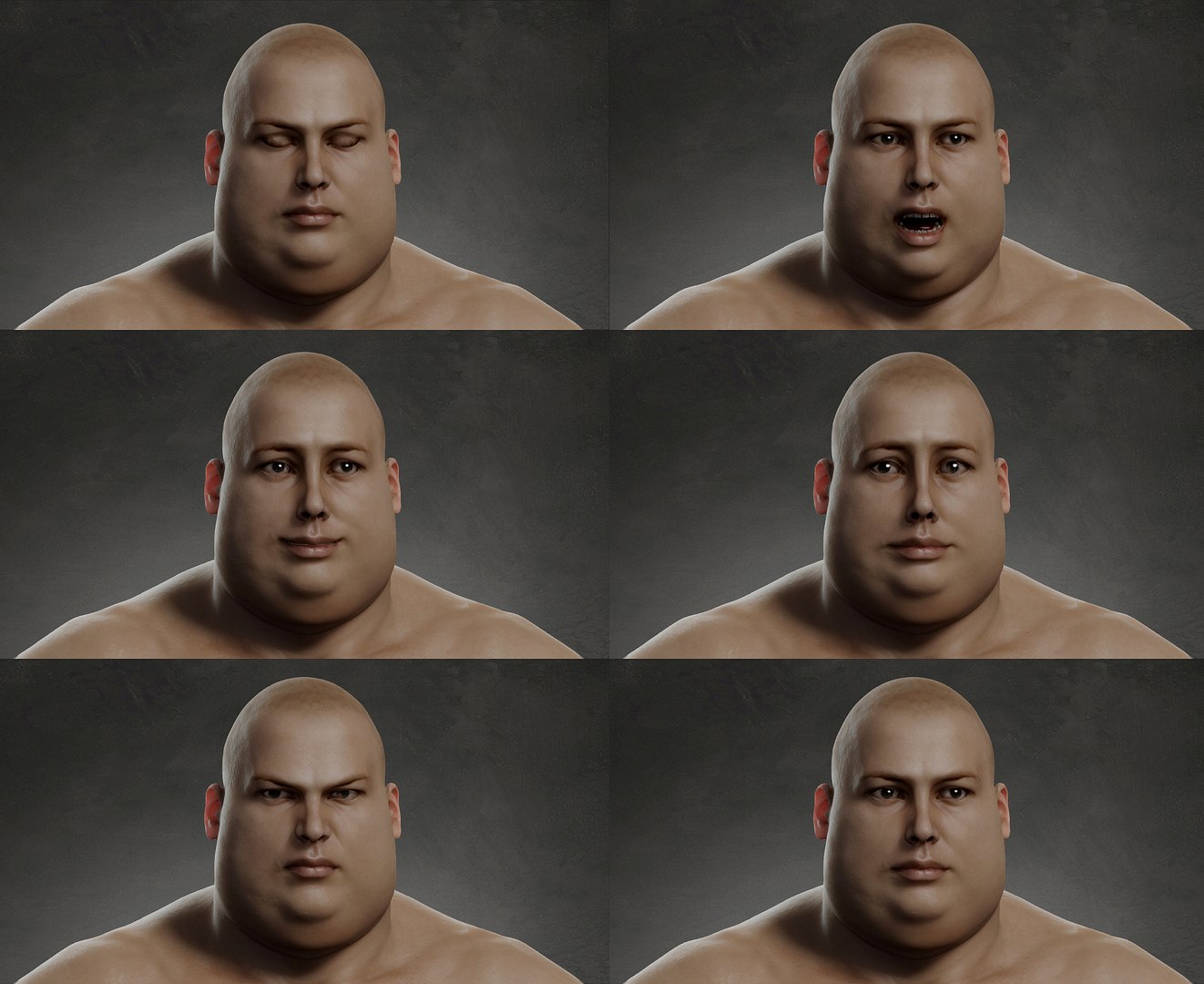 3D Rigging Face Animation Model - TurboSquid 1553816