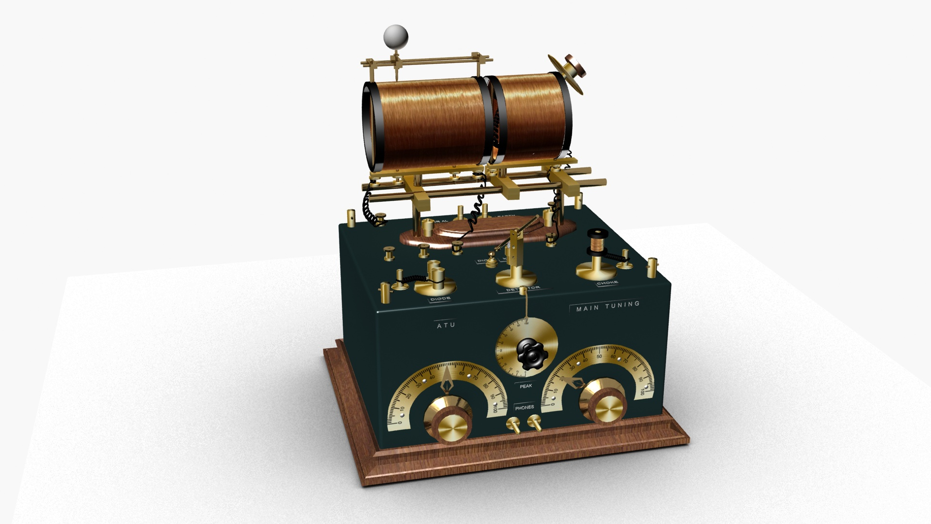 Crystal Radio 3D - TurboSquid 2399238