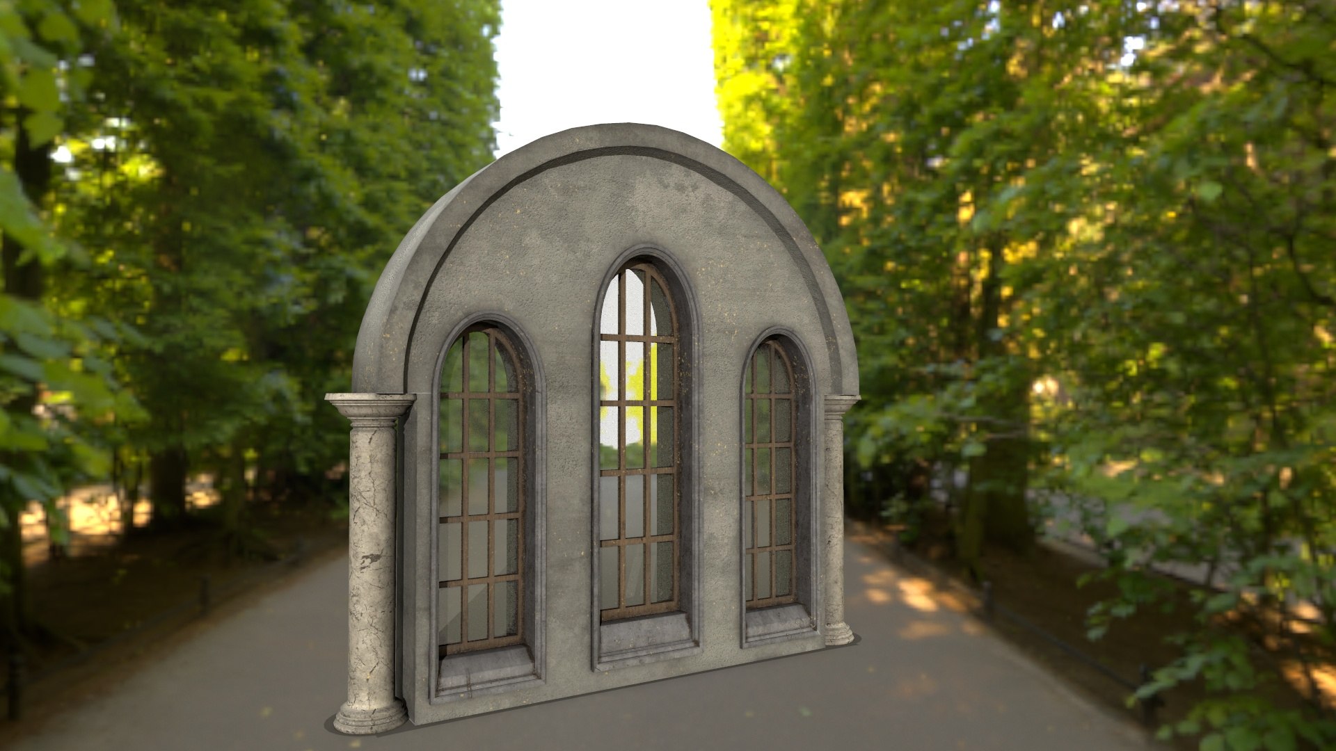 Medieval Window Set 3D Model - TurboSquid 2290599
