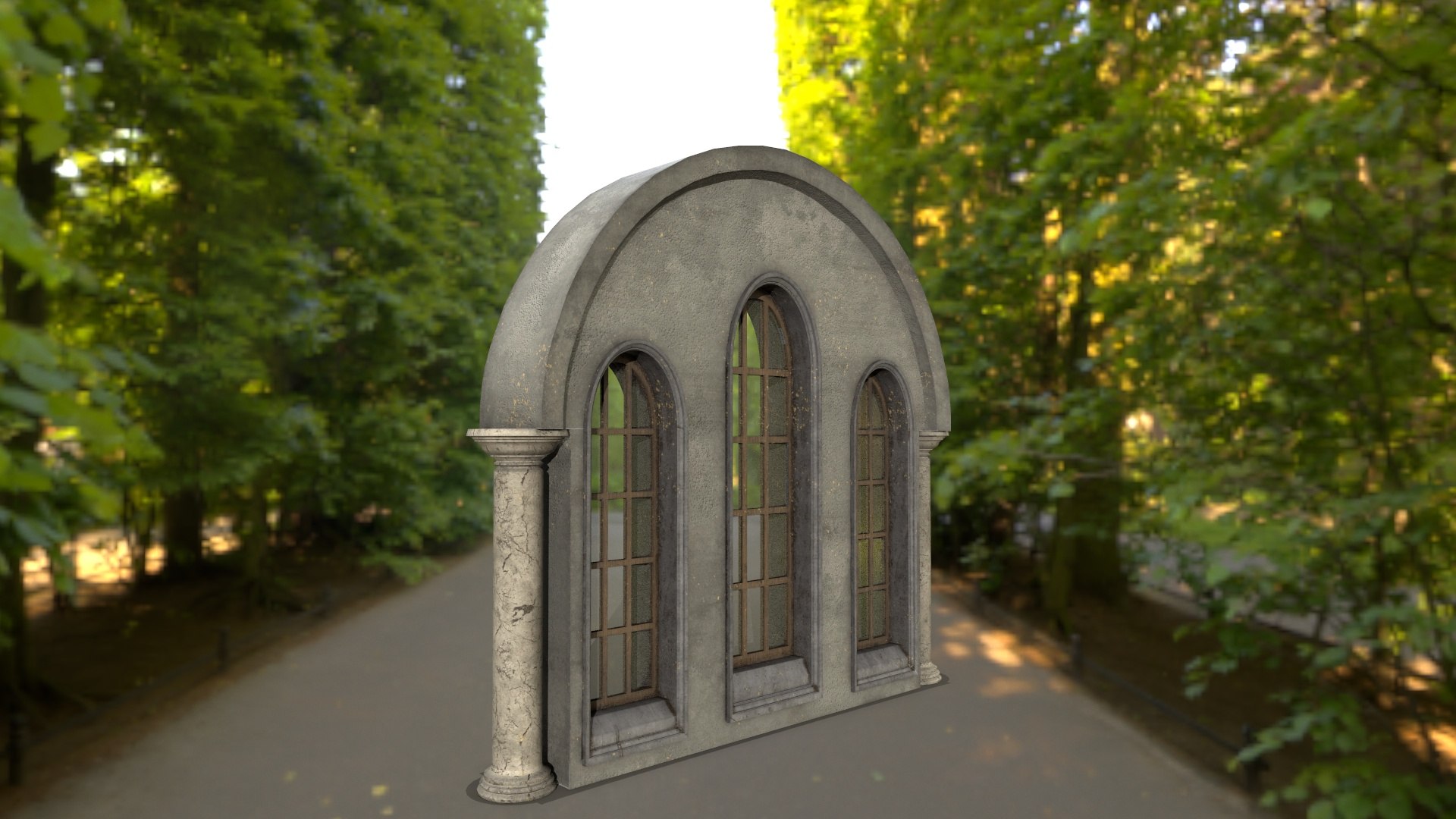 Medieval Window Set 3D Model - TurboSquid 2290599