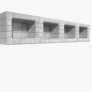 morgue water bathroom bath 3d model