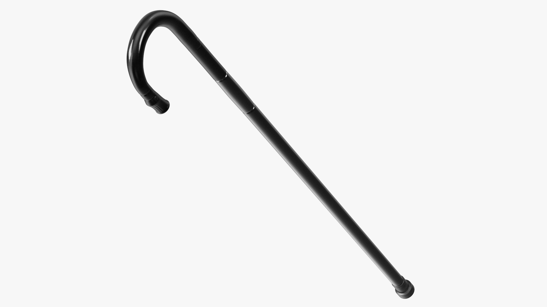 3D Metal Cane Walking Stick TurboSquid 2113243