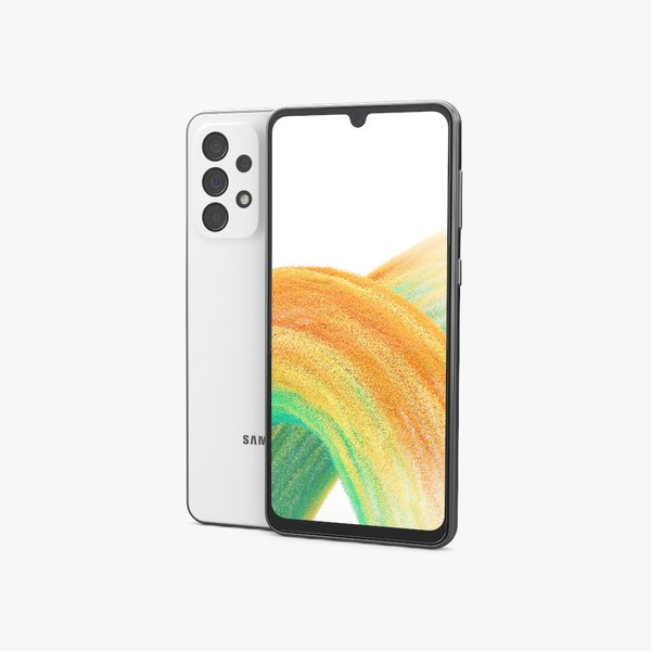 3D модель Samsung Galaxy A33 White - TurboSquid 2071445