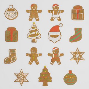 gingerbread man 3D model