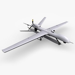 uav drone reaper mq-9 3d model