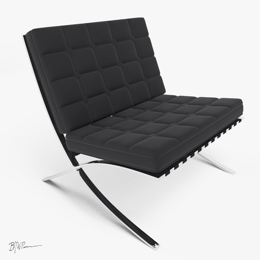 mies van der rohe 3d model