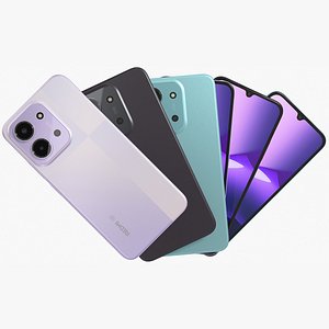 3D Xiaomi Redmi 15C 5G All Colors model