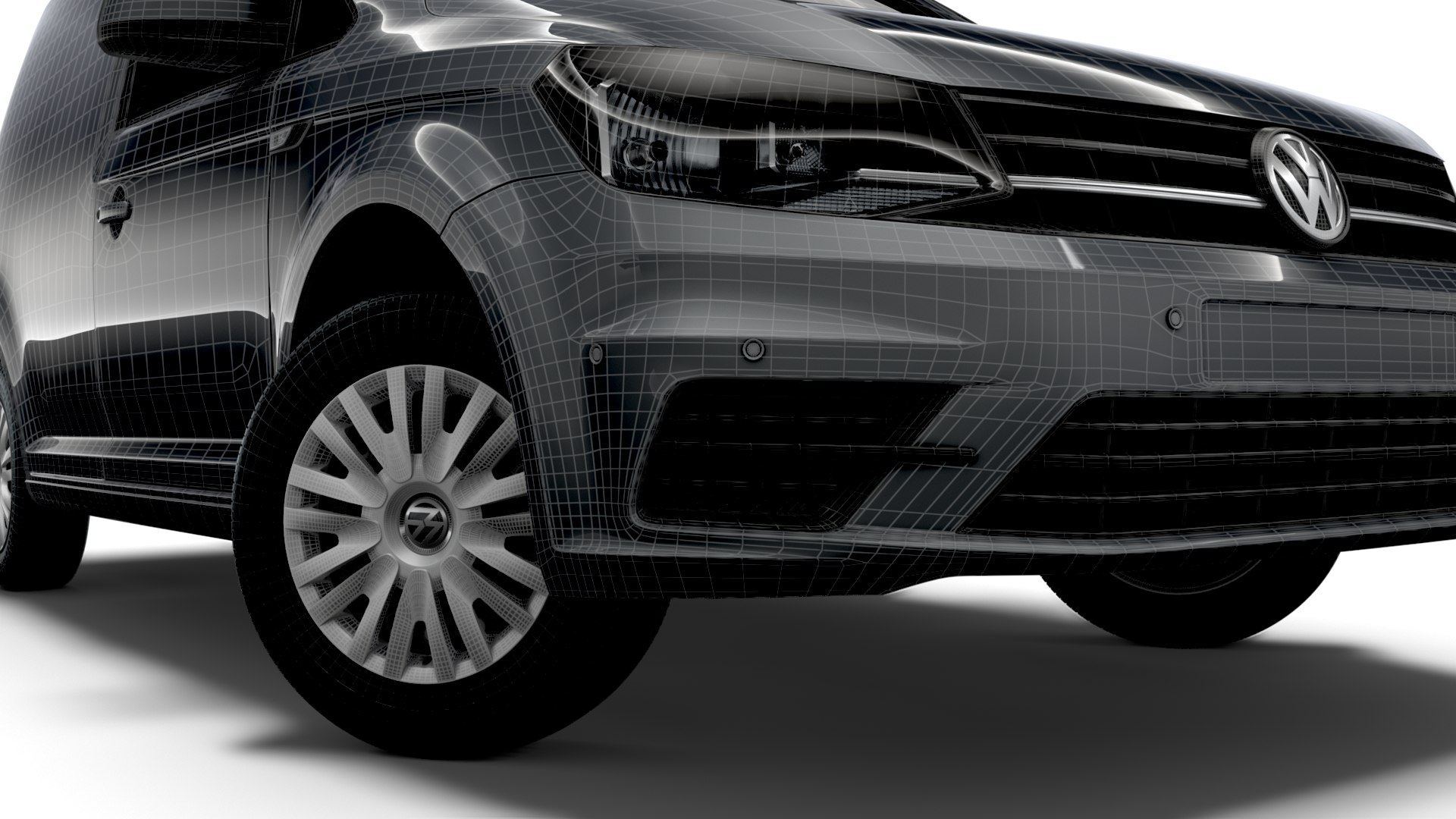 3D volkswagen caddy ukspec trendline TurboSquid 1642632
