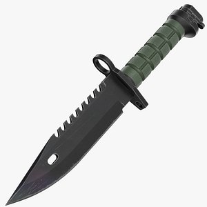3D Battle knife model